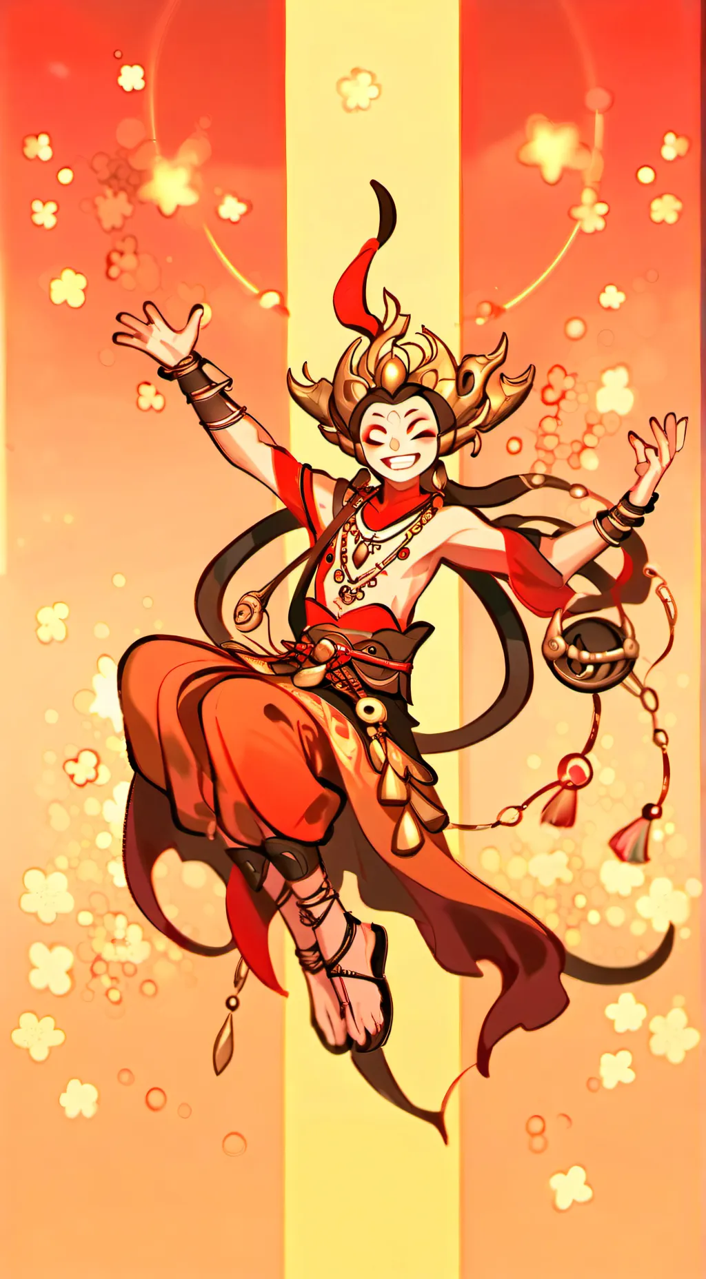 ai character: SunDrop/MoonDrop  background
