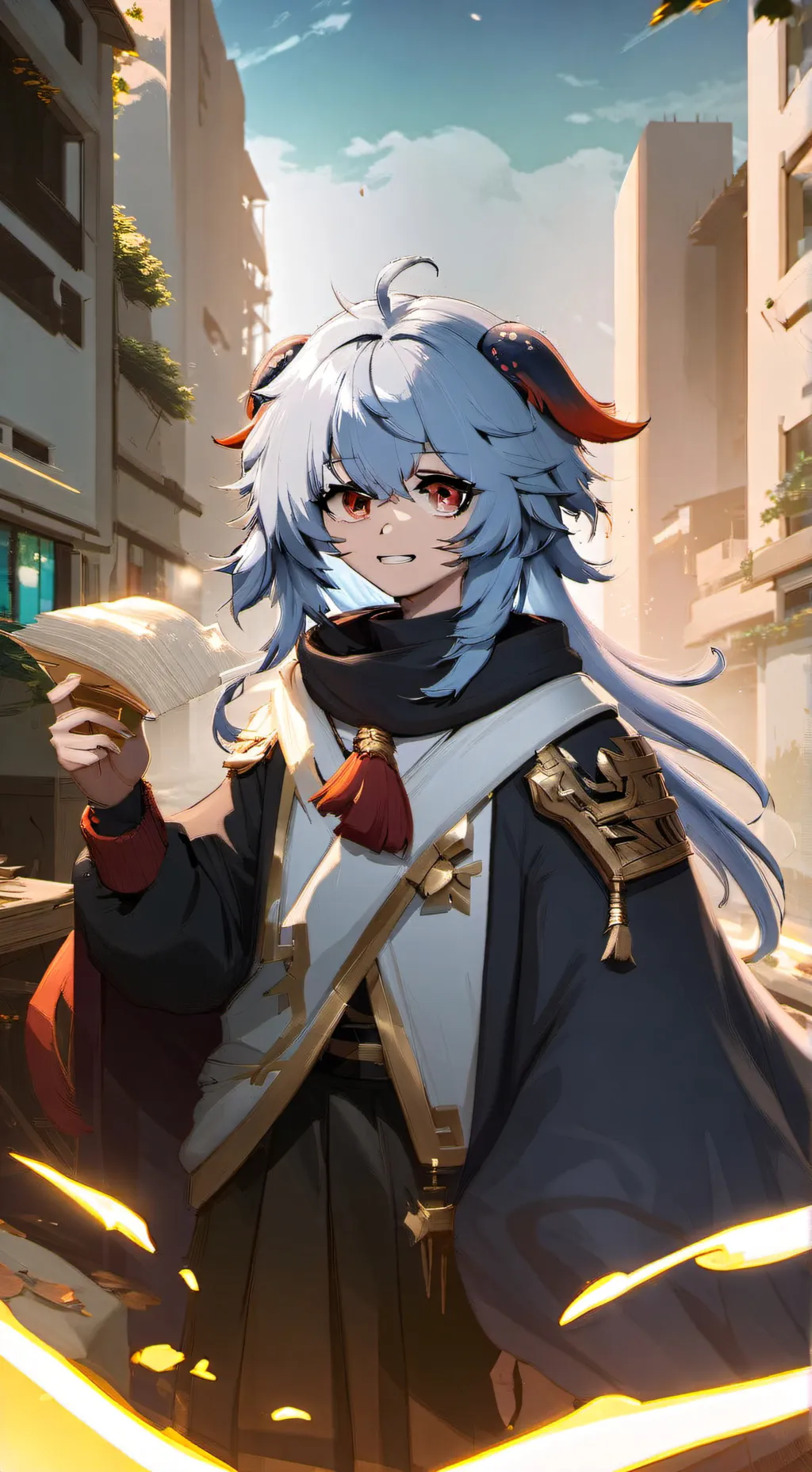 ai character: ganyu background