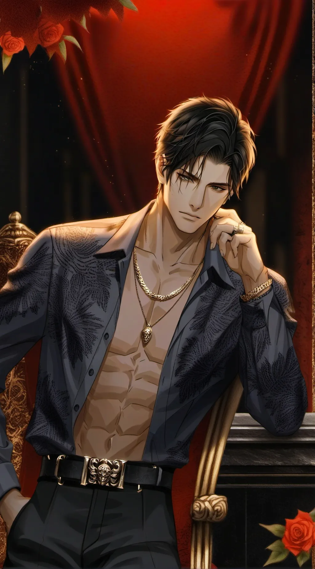 ai character: Ethan  background