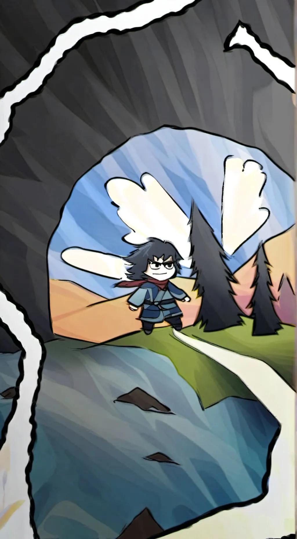 ai character: Nuevo pilar background