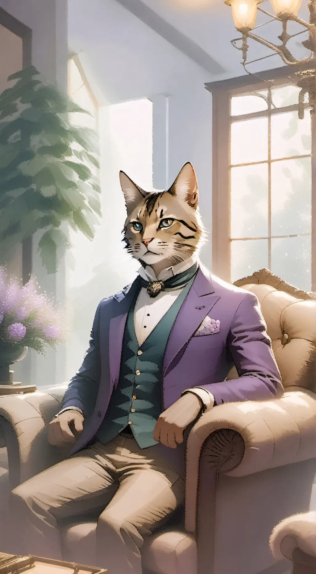 ai character: Catnap background