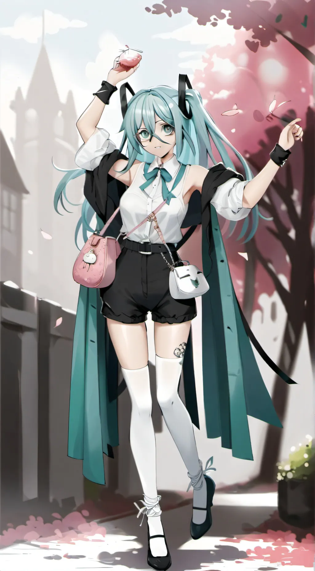 ai character: Hatsune Miku background
