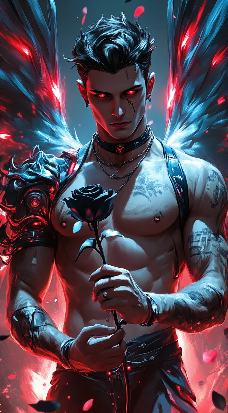 ai character: Lucifer  background
