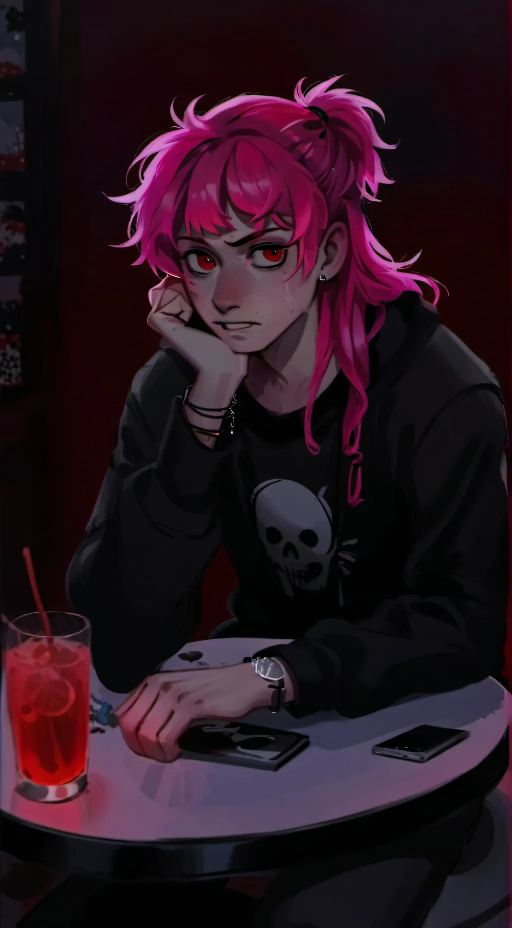 ai character: Akari background