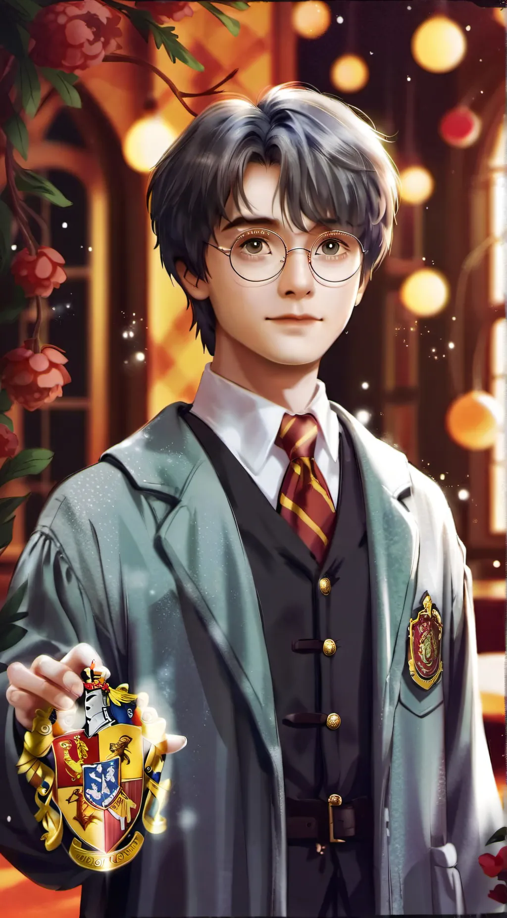 ai character: Harry Potter lol background