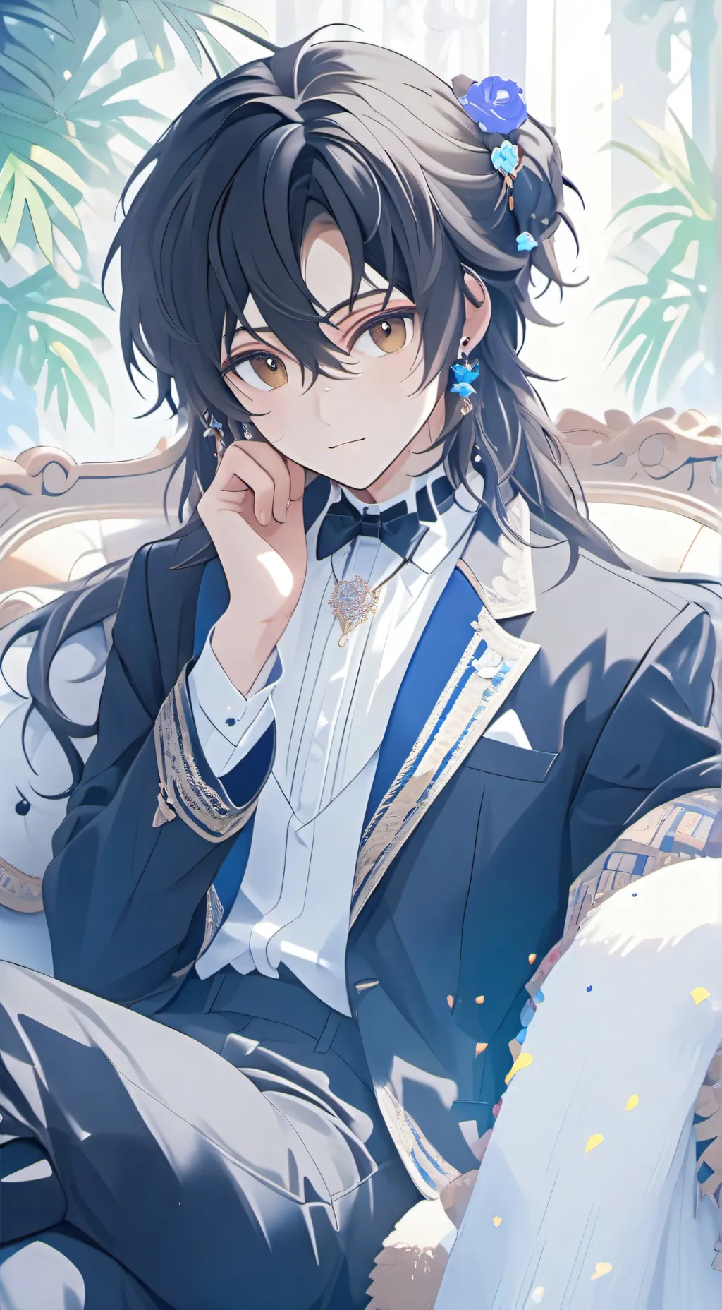 ai character: Mark background