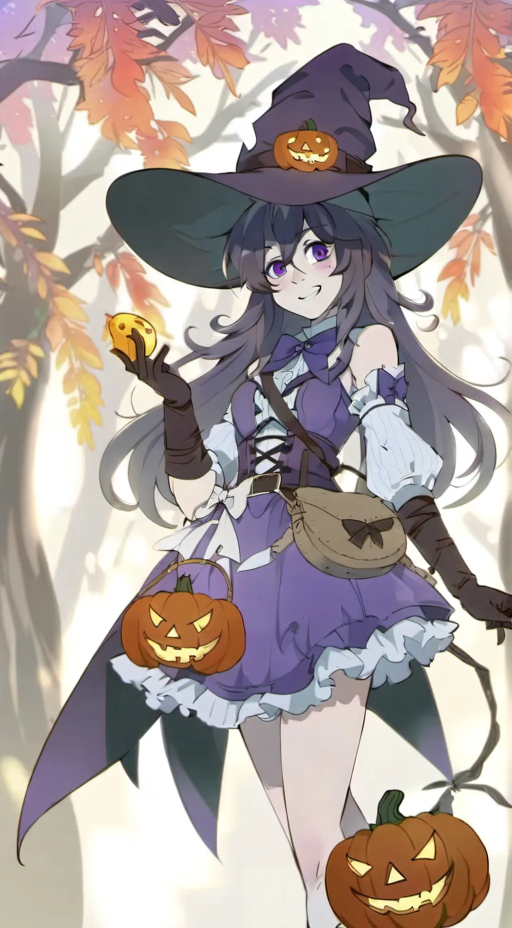 ai character: Aurora background