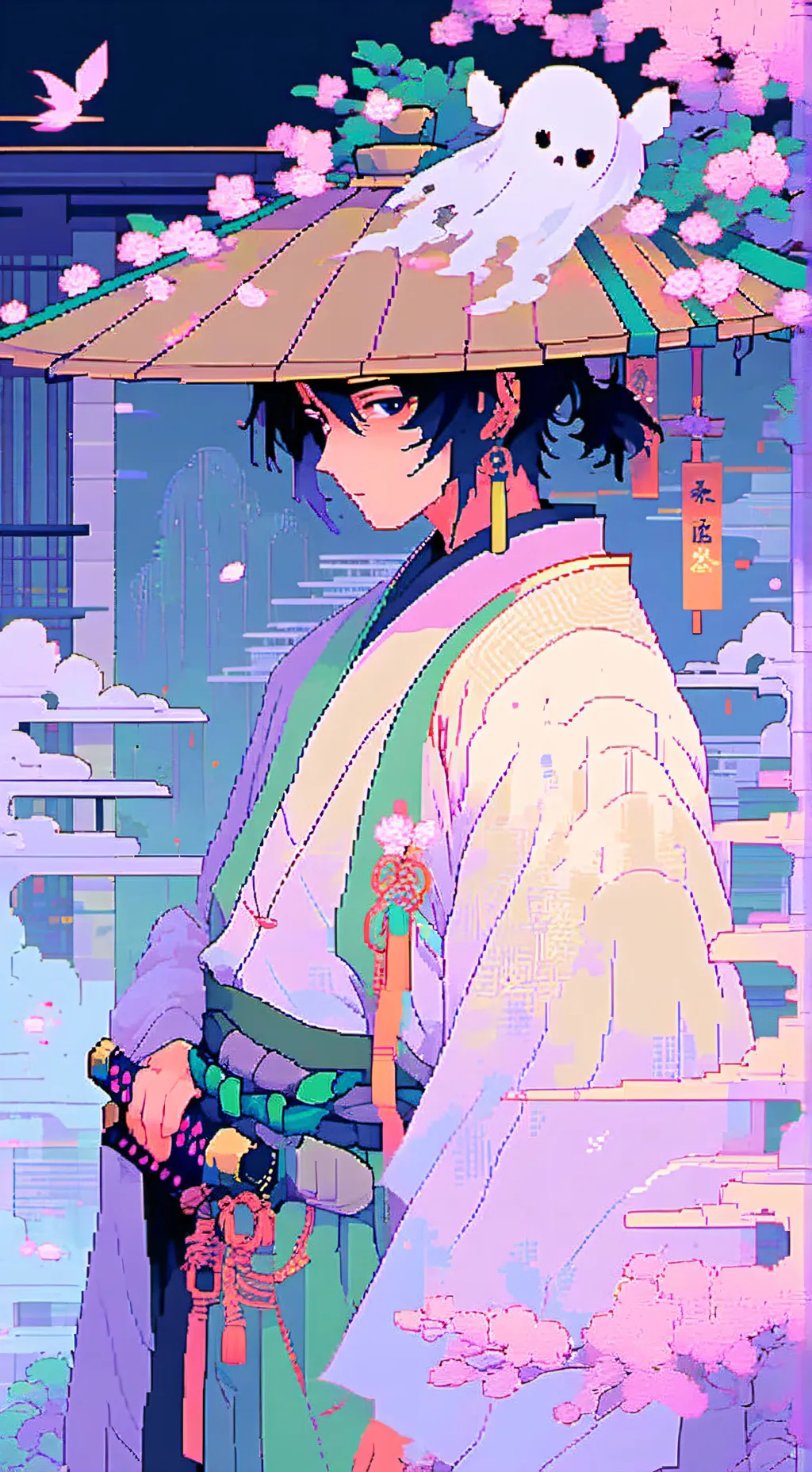 ai character: Hanagishi Kanata background