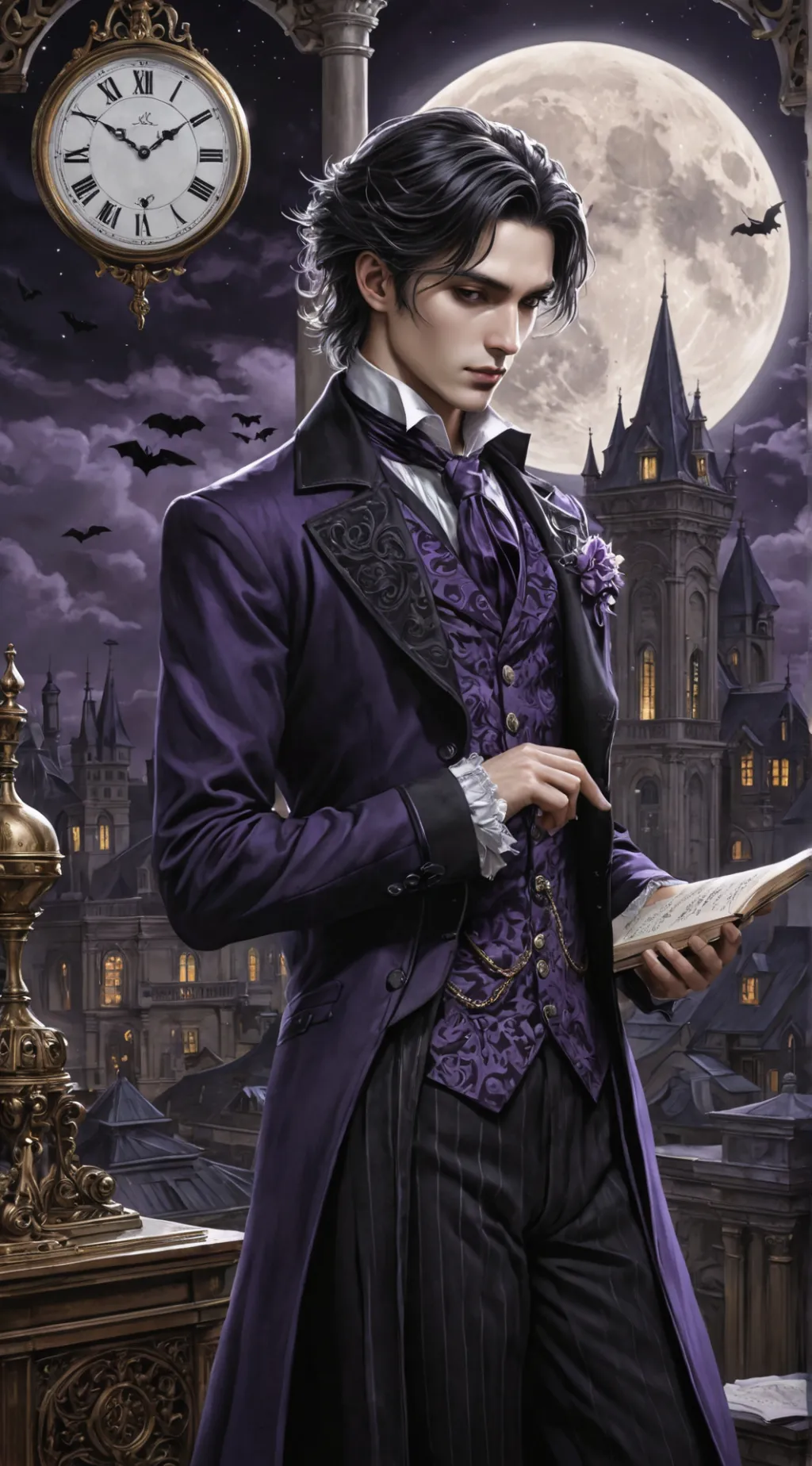 ai character: Victor  background