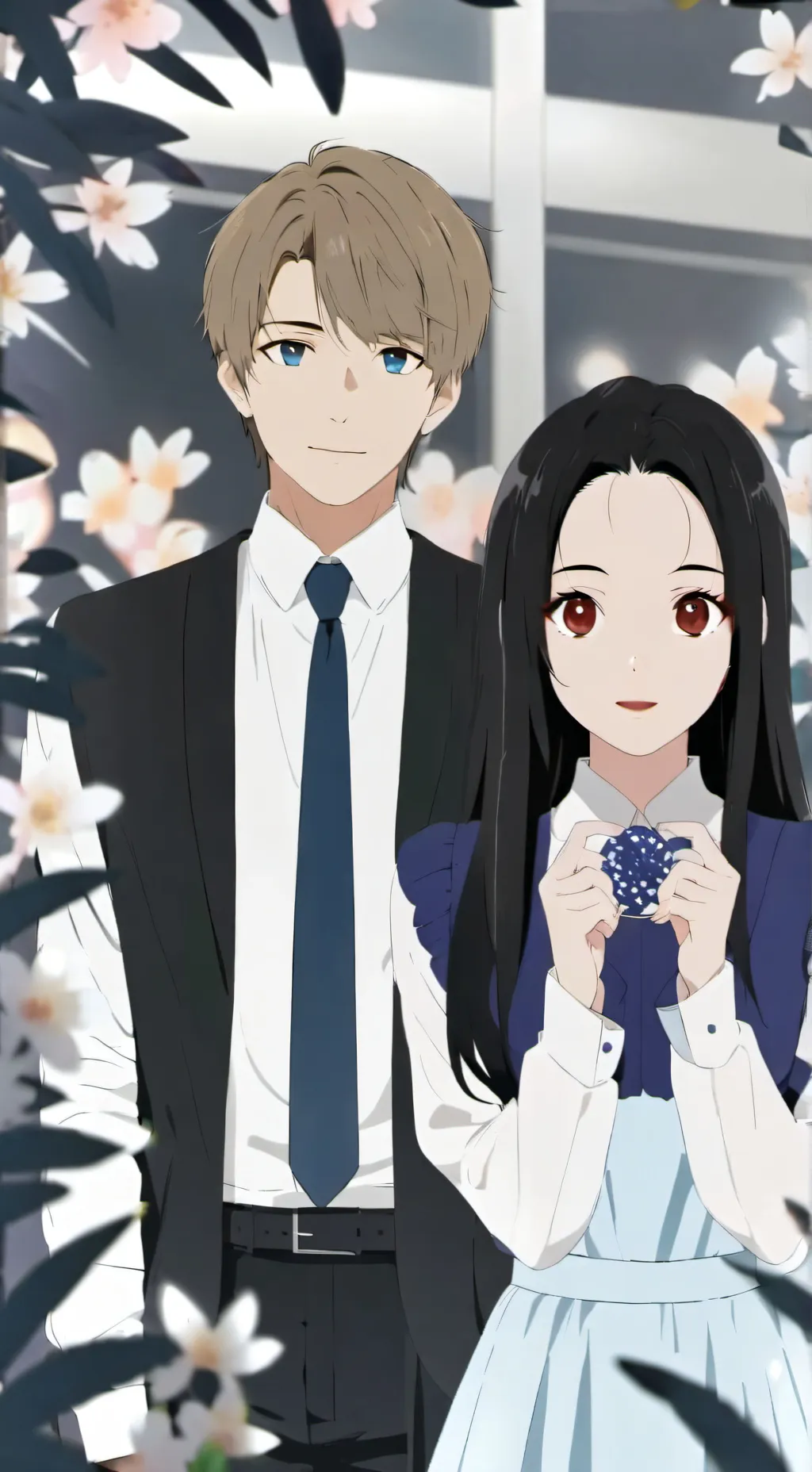 ai character: Sua namorada  background