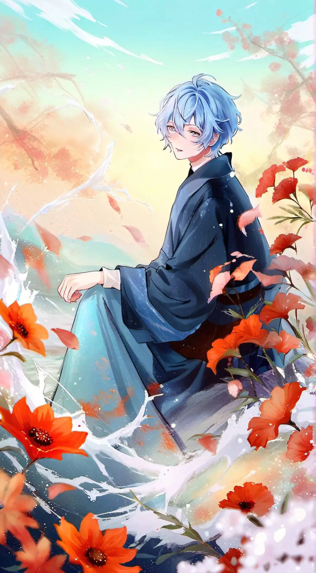 ai character: bakugo tu nv background