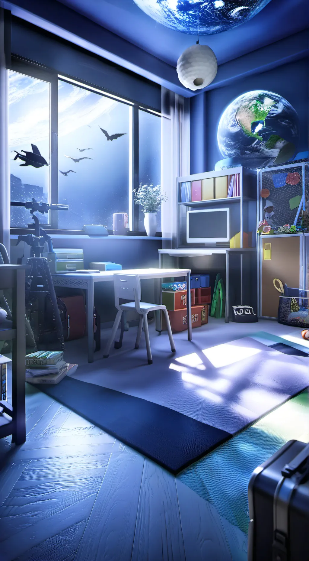 ai character: teacher. Alan background