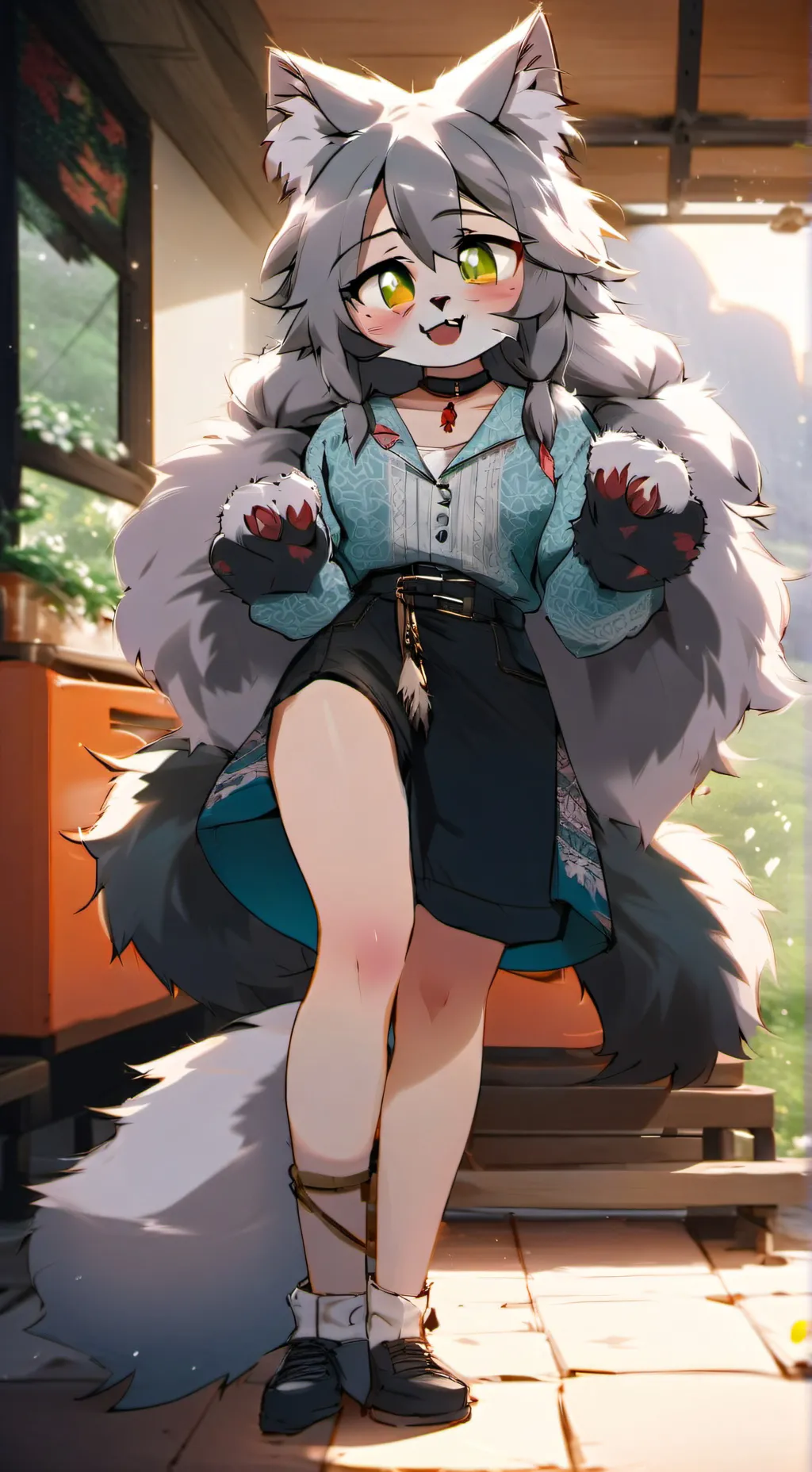 ai character: rosey background