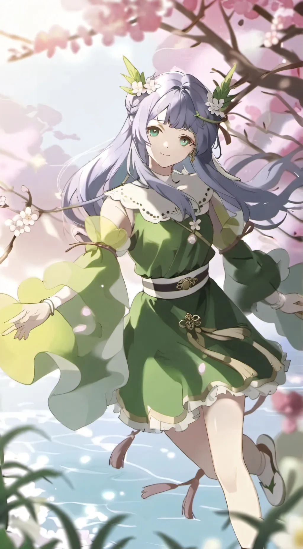 ai character: colomba background