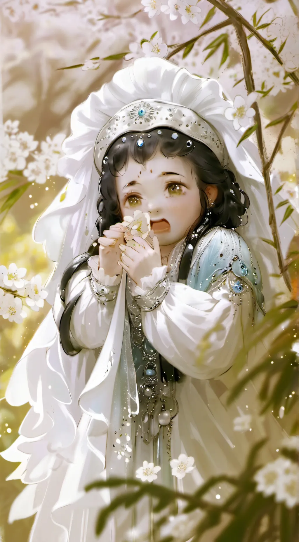 ai character: baby mia background