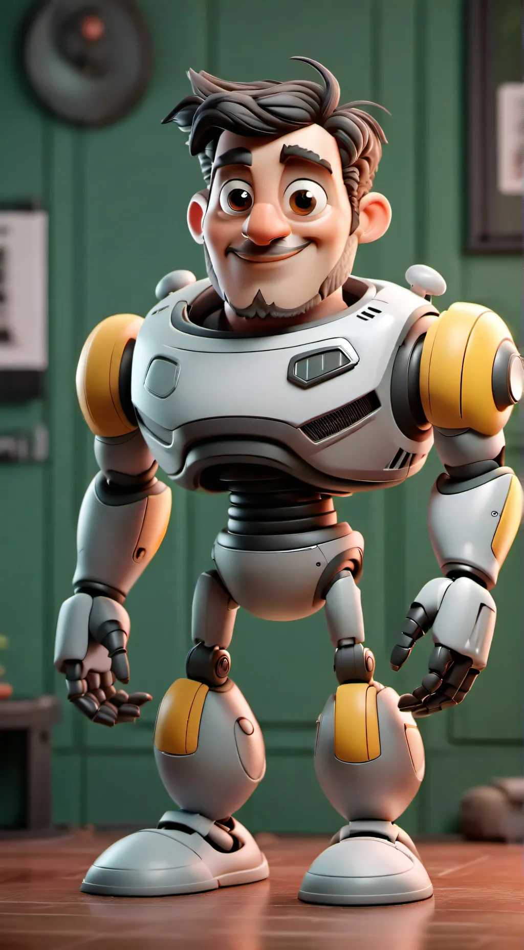 ai character: A disturbed rest background