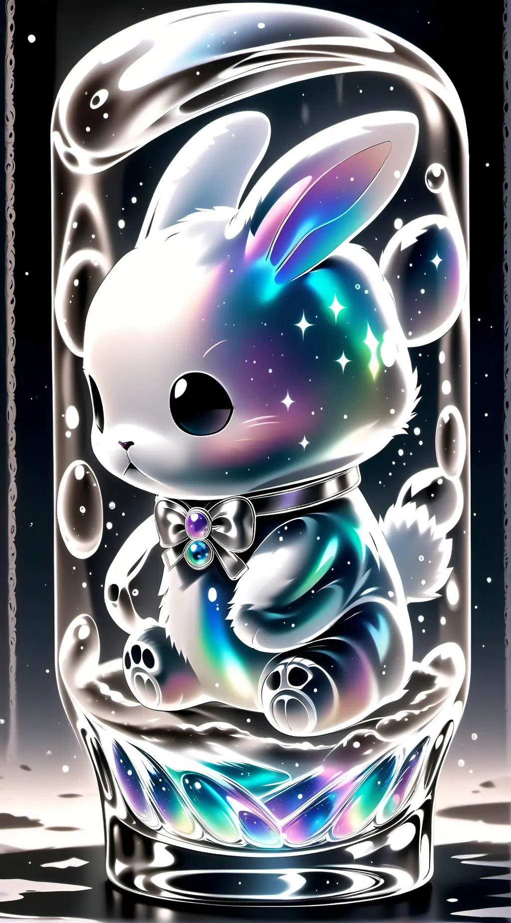 ai character: mha Creepy Toy Bun background