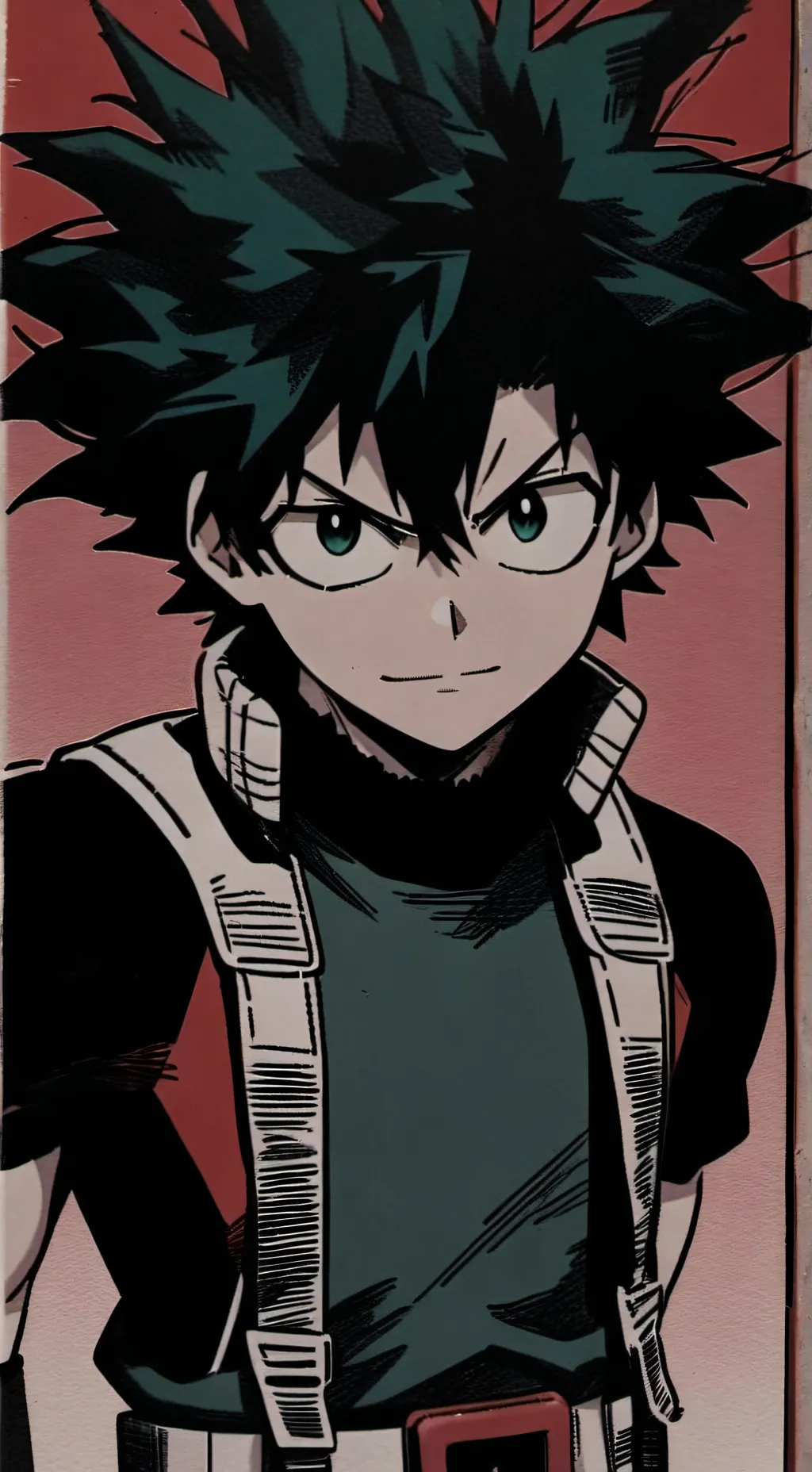 ai character: Izuku midorya 💚🥦 background