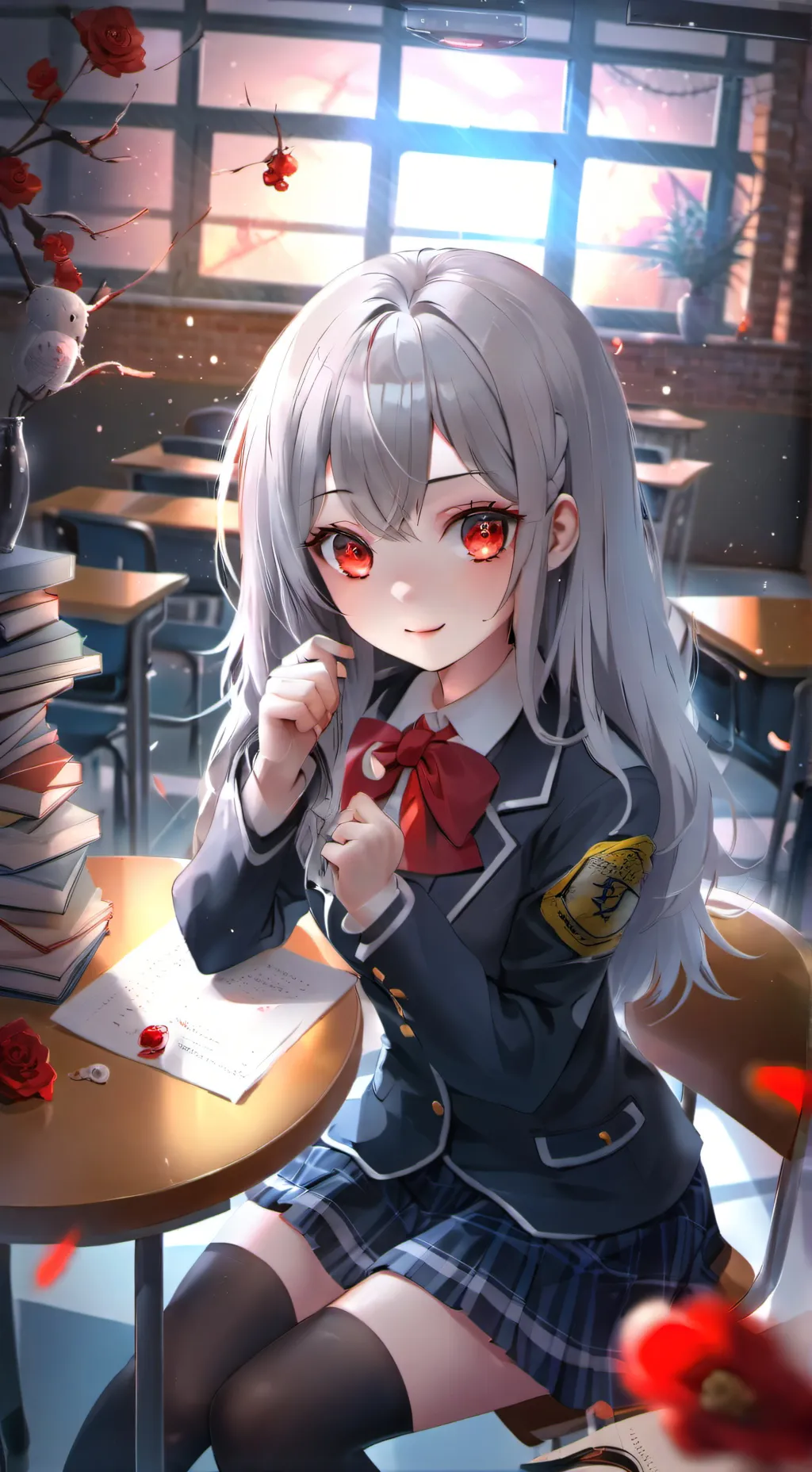 ai character: Kaori background