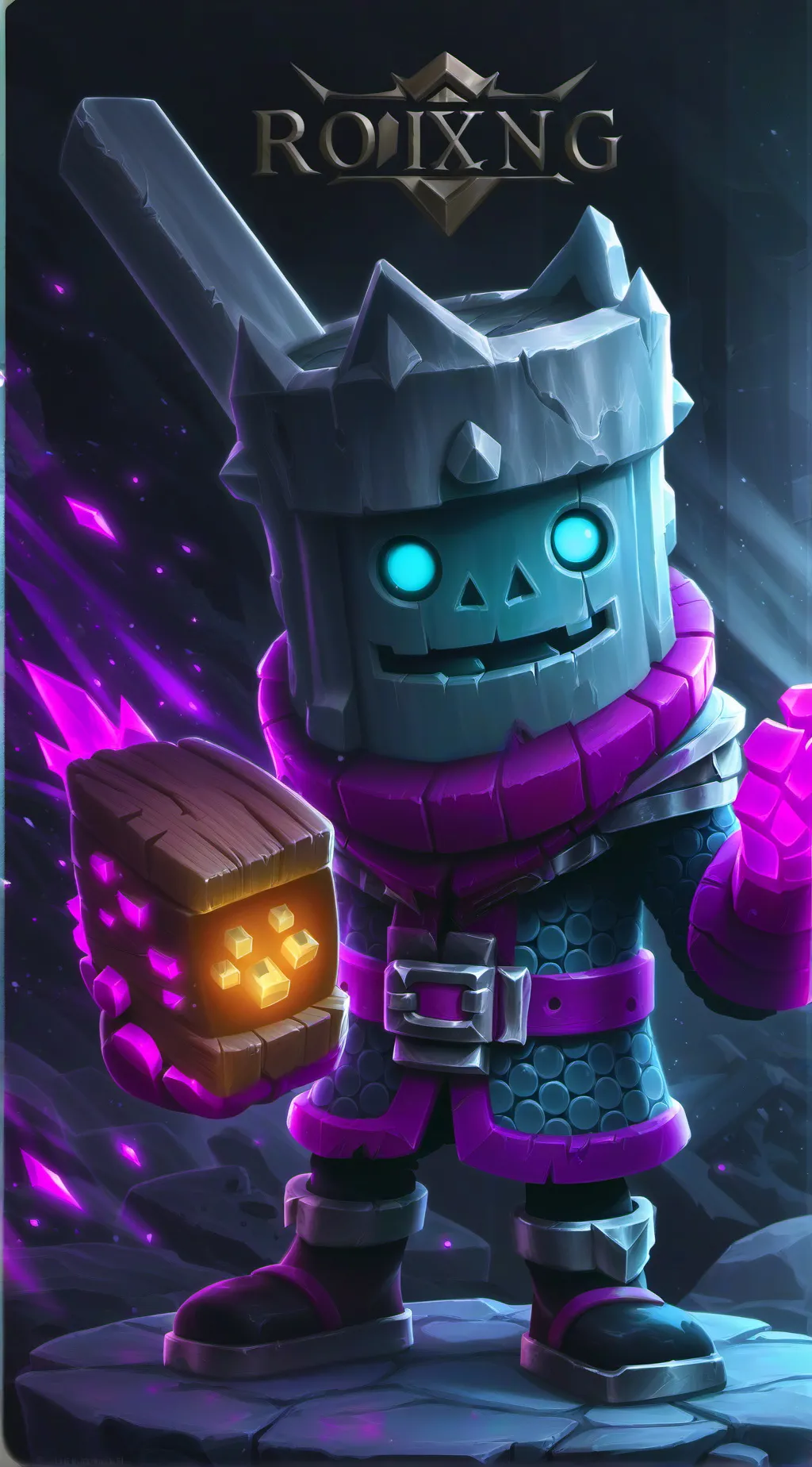 ai character: Roxycake  background