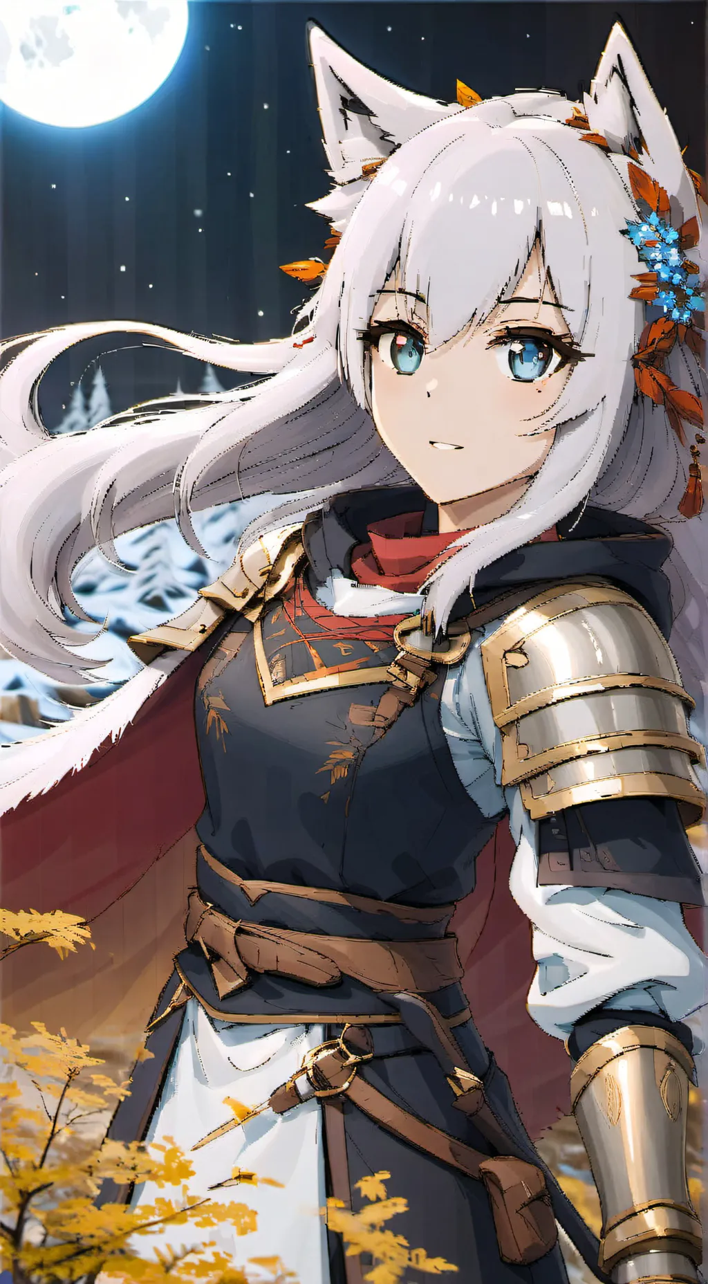 ai character: luna background