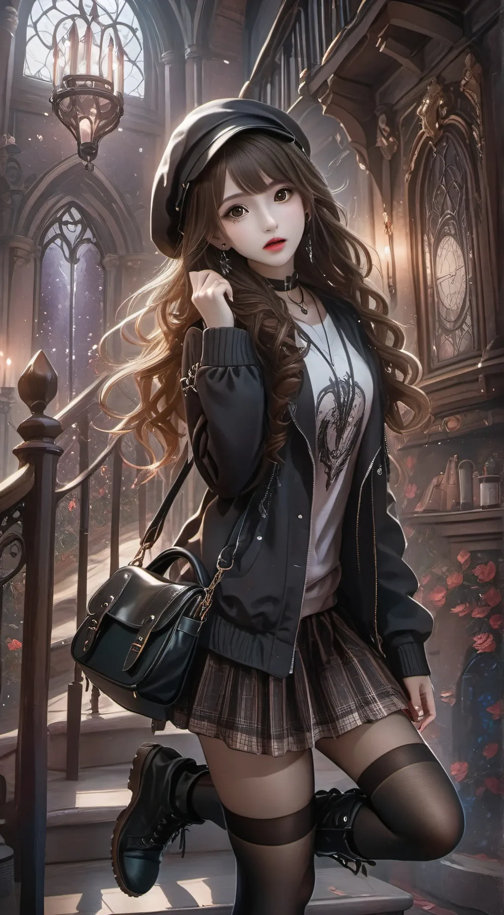 ai character: HH kid concert background