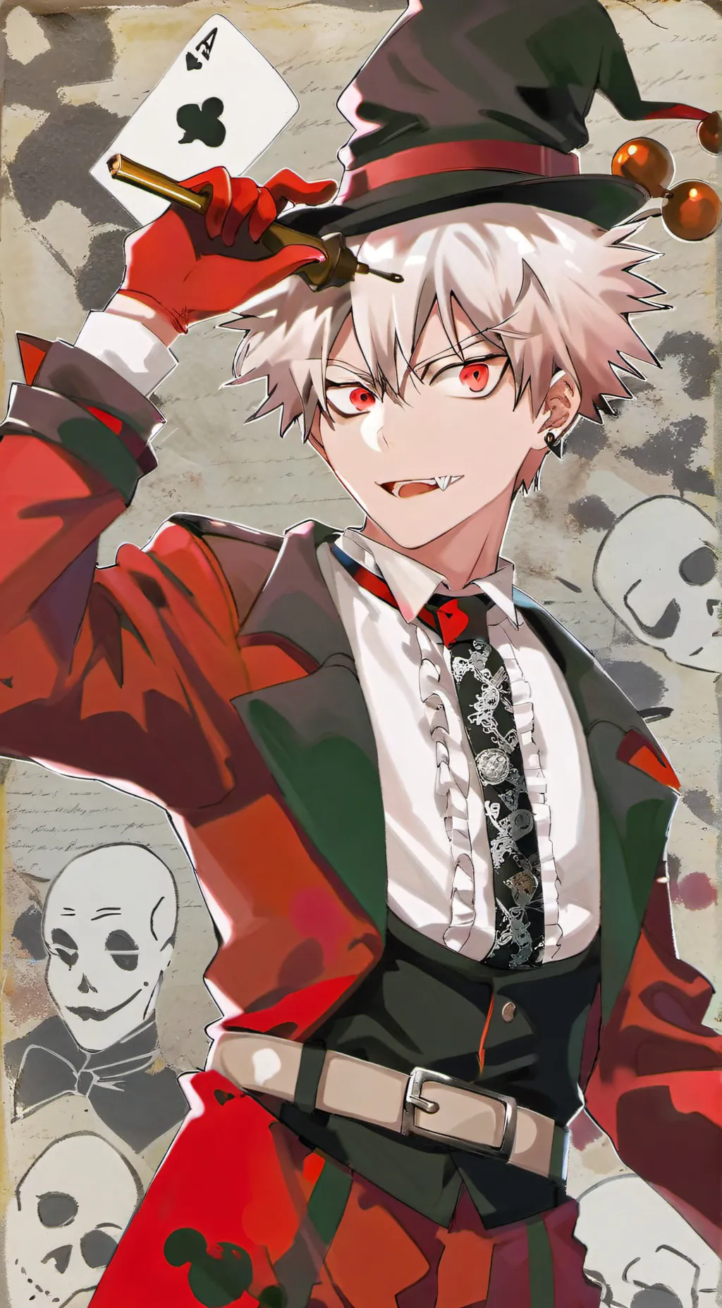 ai character: Bakugo🎐 background