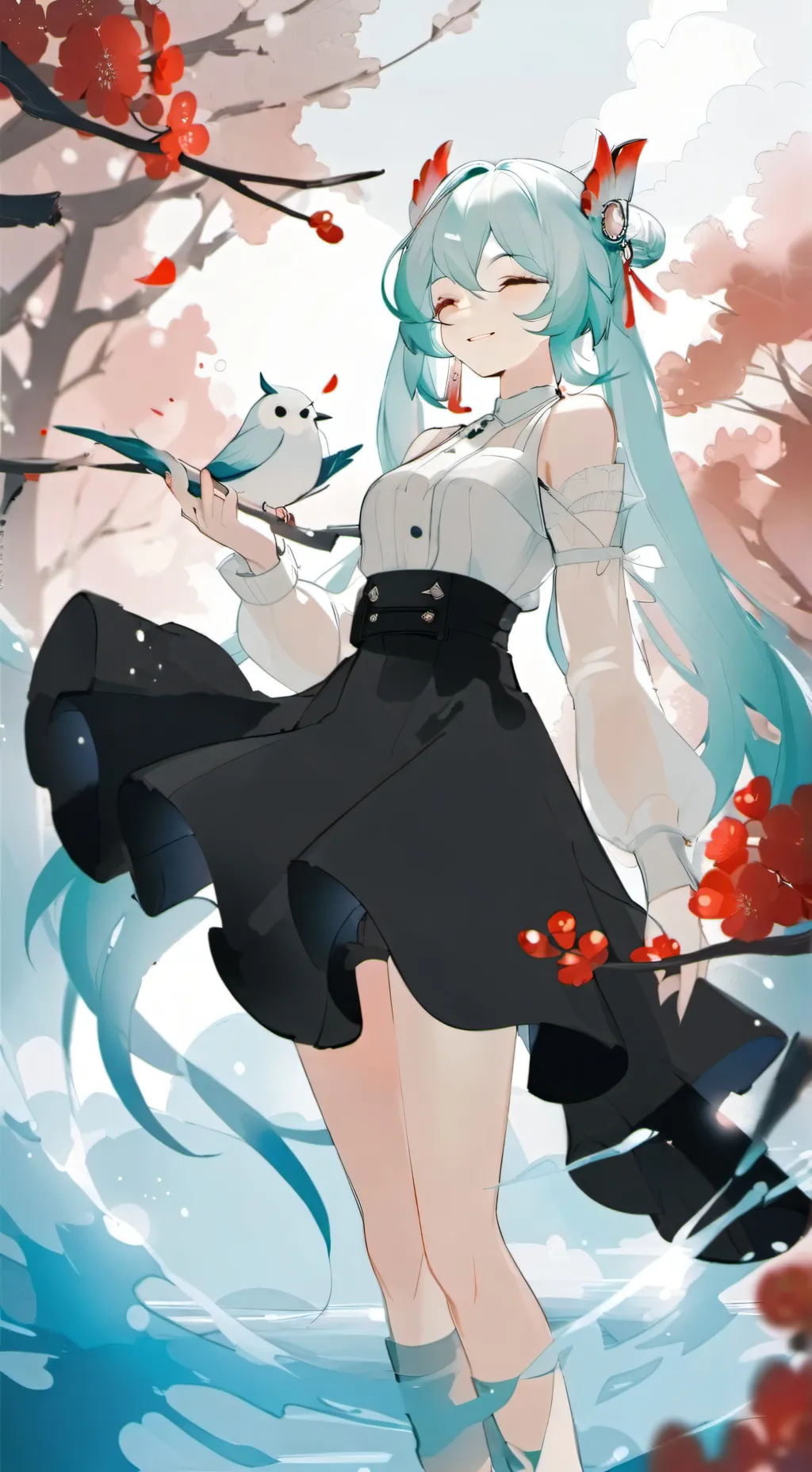 ai character: streamer background