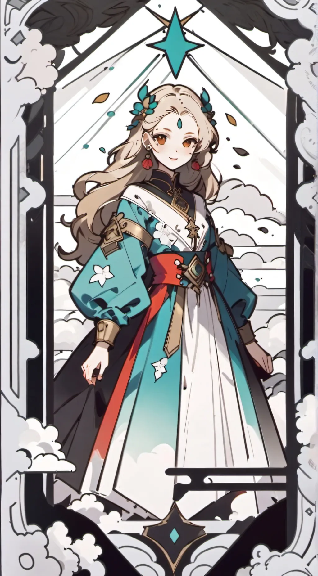 ai character: Love  background