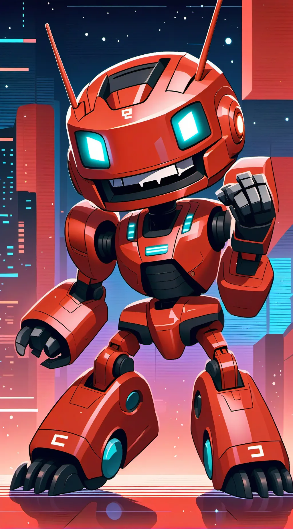 ai character: the STROKER V2 background