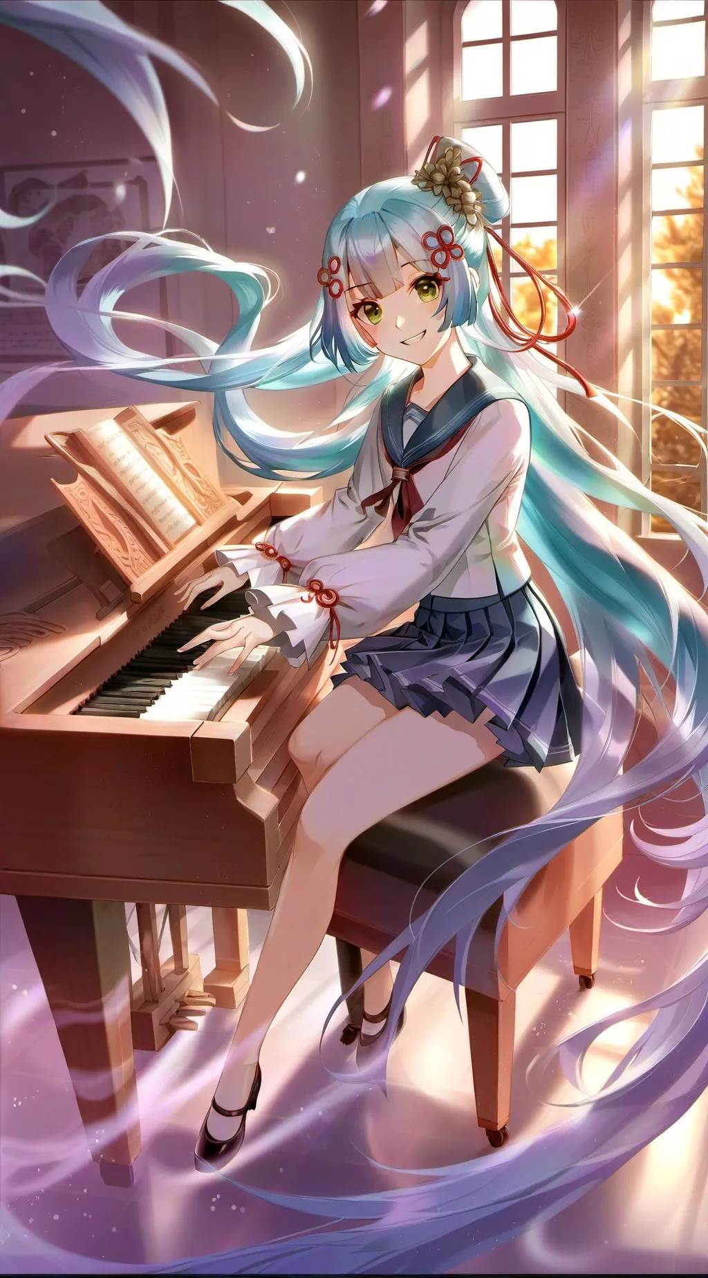 ai character: Mizuki background