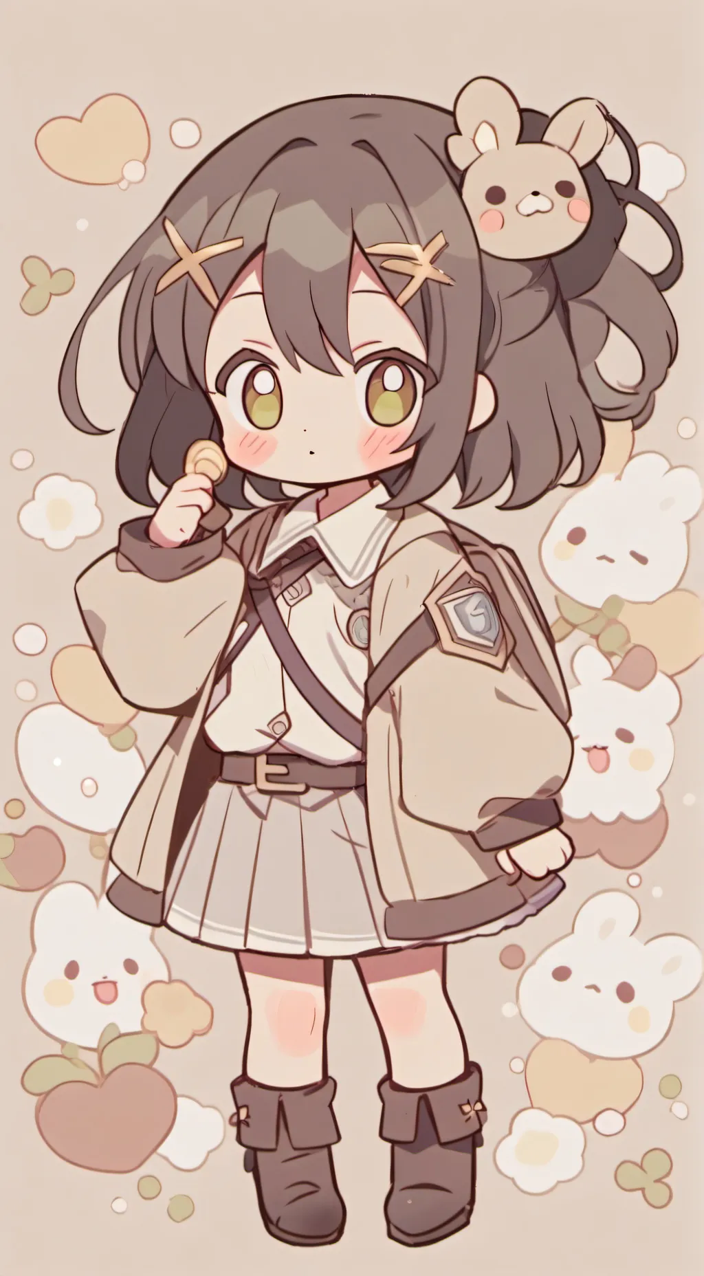 ai character: Mickasa (AOT)  background