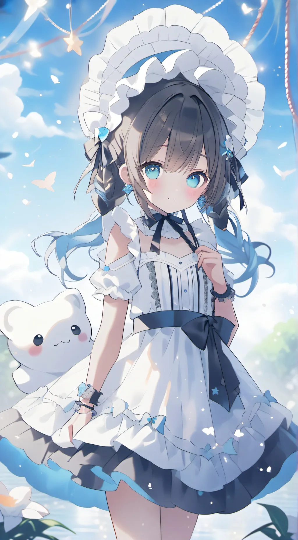 ai character: Vicky background