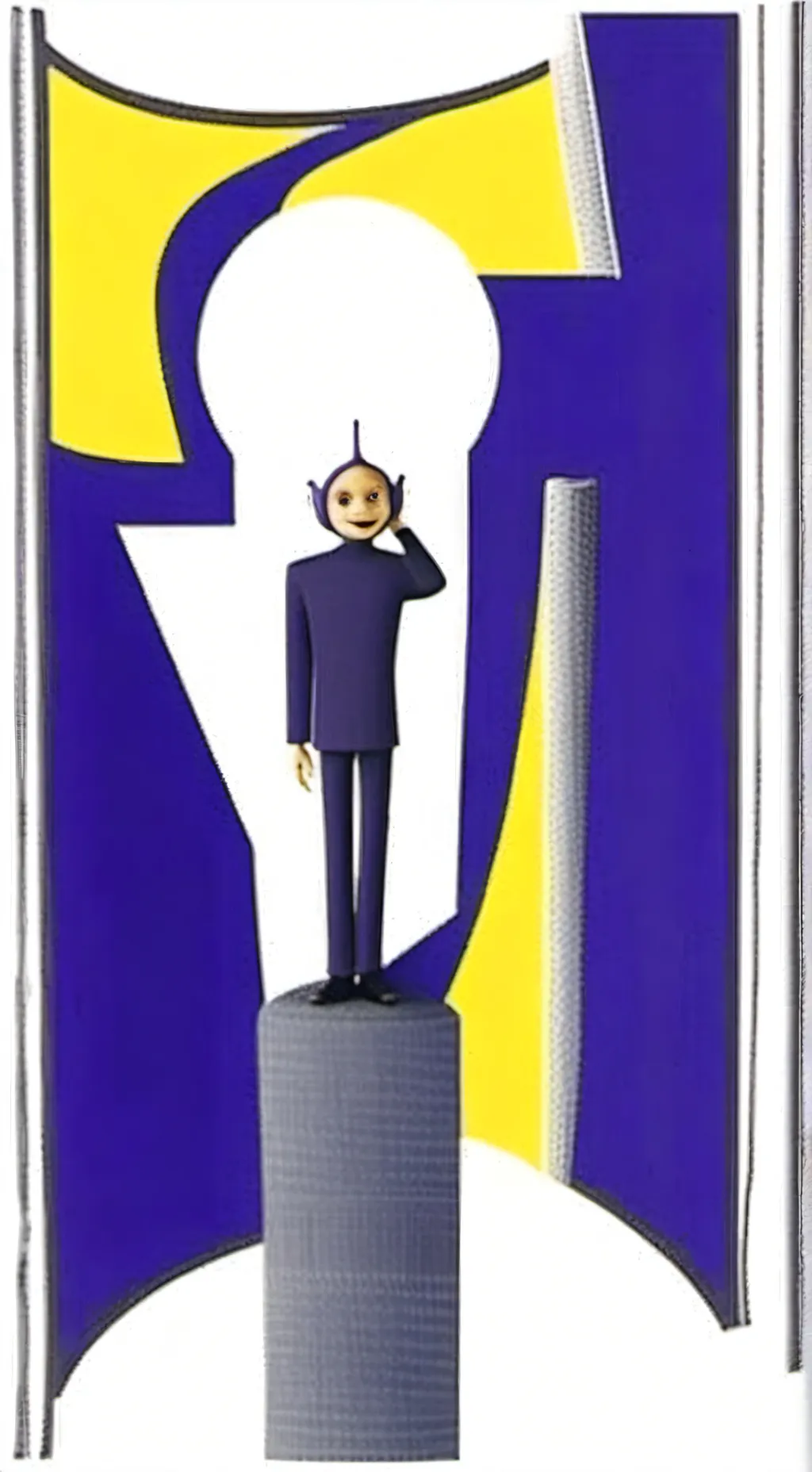 ai character: Tinky winky background