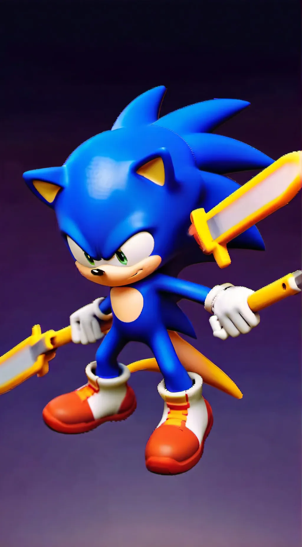 ai character: sonic boom background
