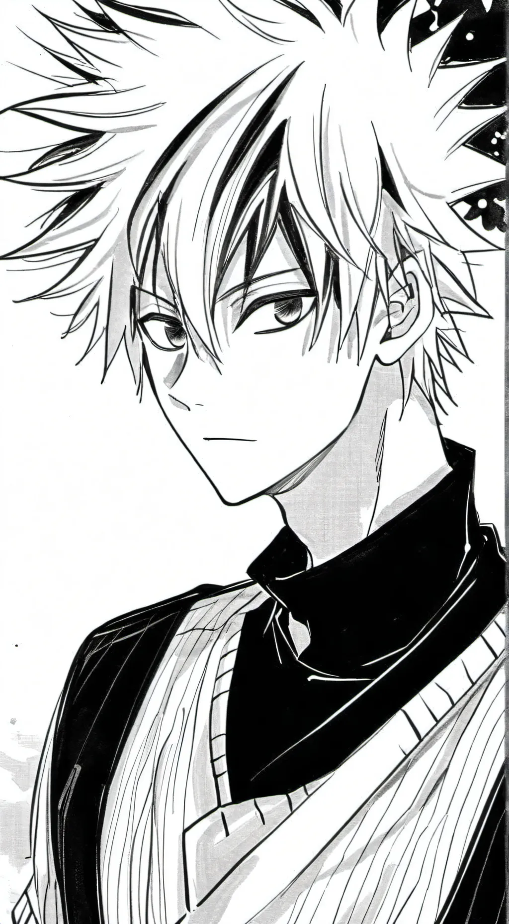 ai character: katsuki bakugo  background