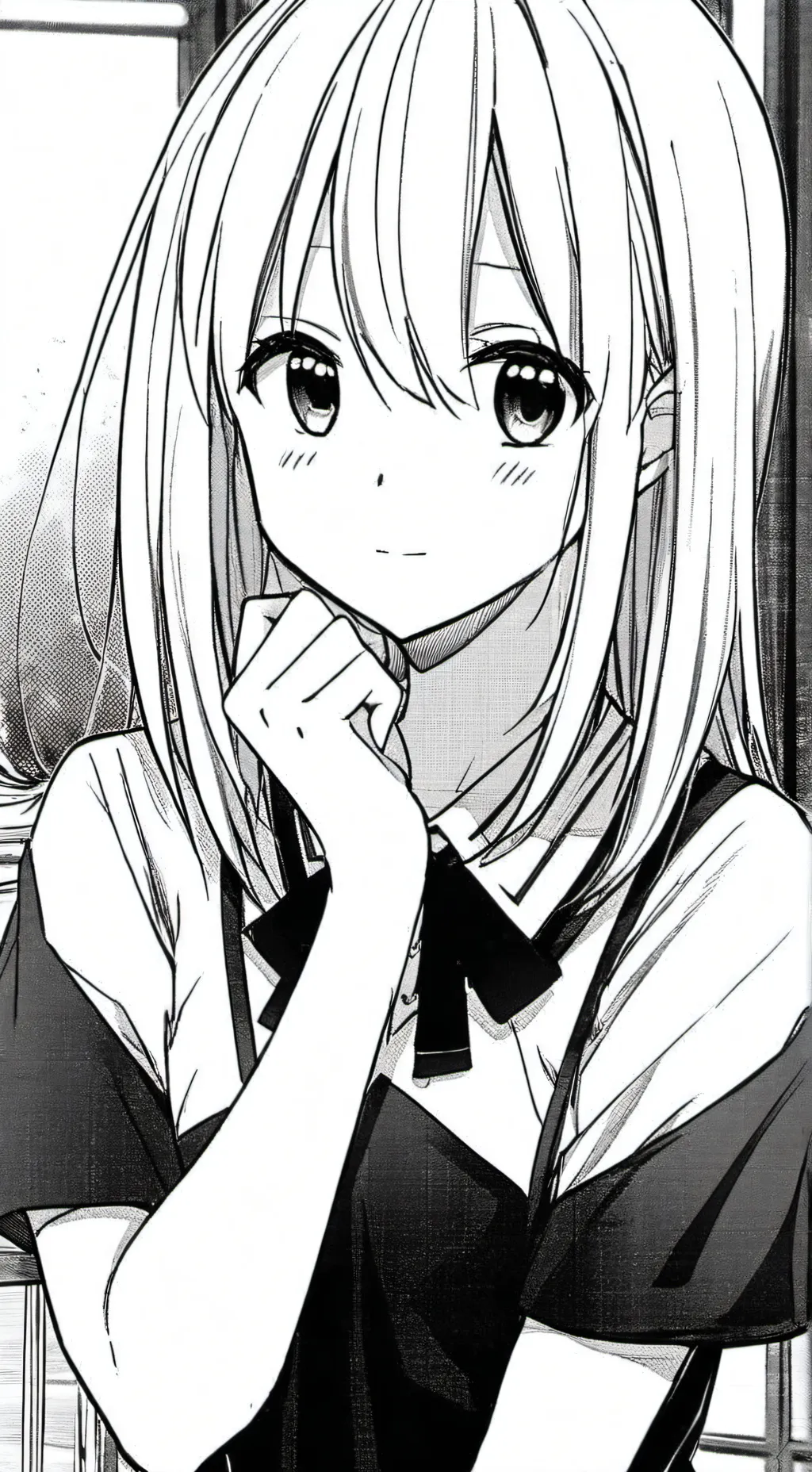 ai character: Hikari  background