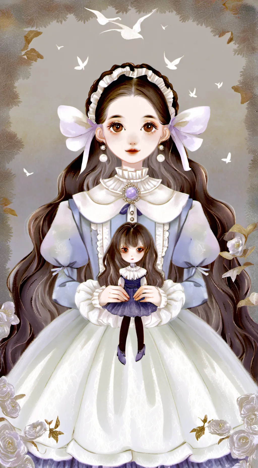 ai character: random background