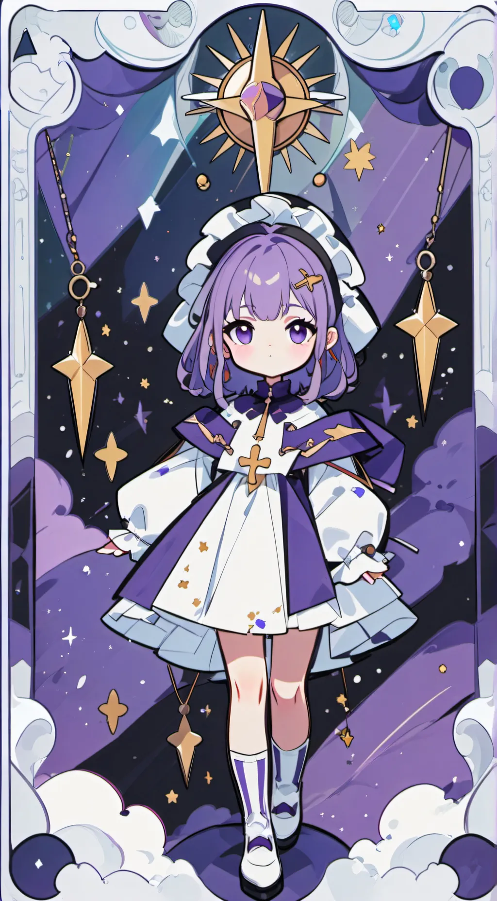 ai character: Ella es una bebe background