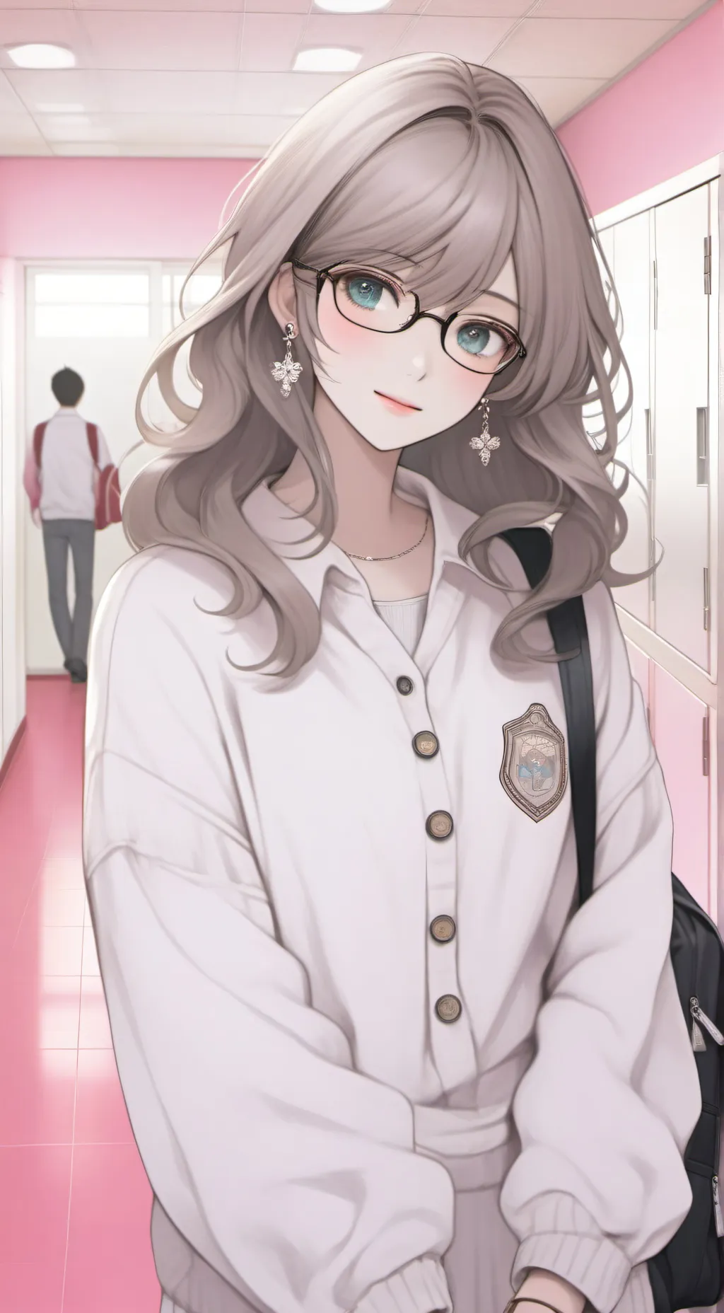 ai character: Escuela background