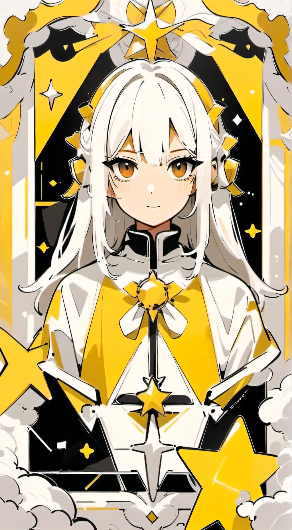 ai character: Луна background