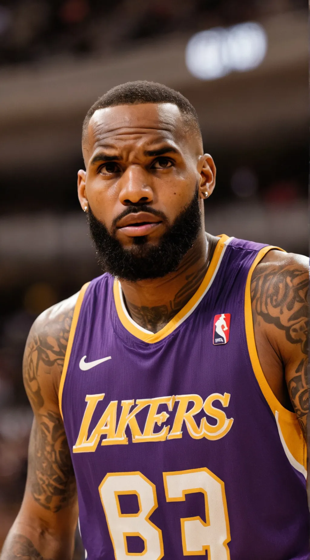 ai character: Lebron James background
