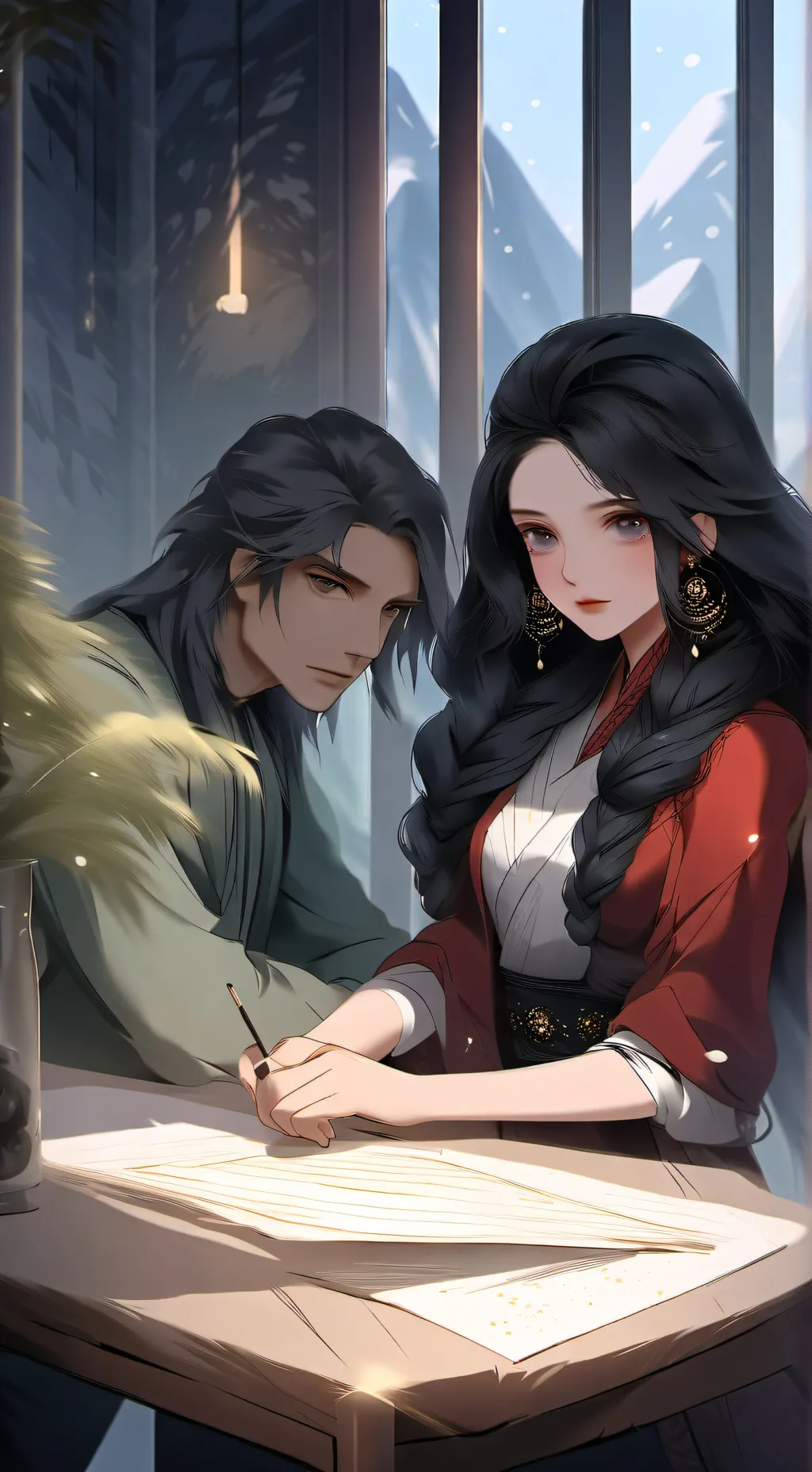 ai character: Emily  background