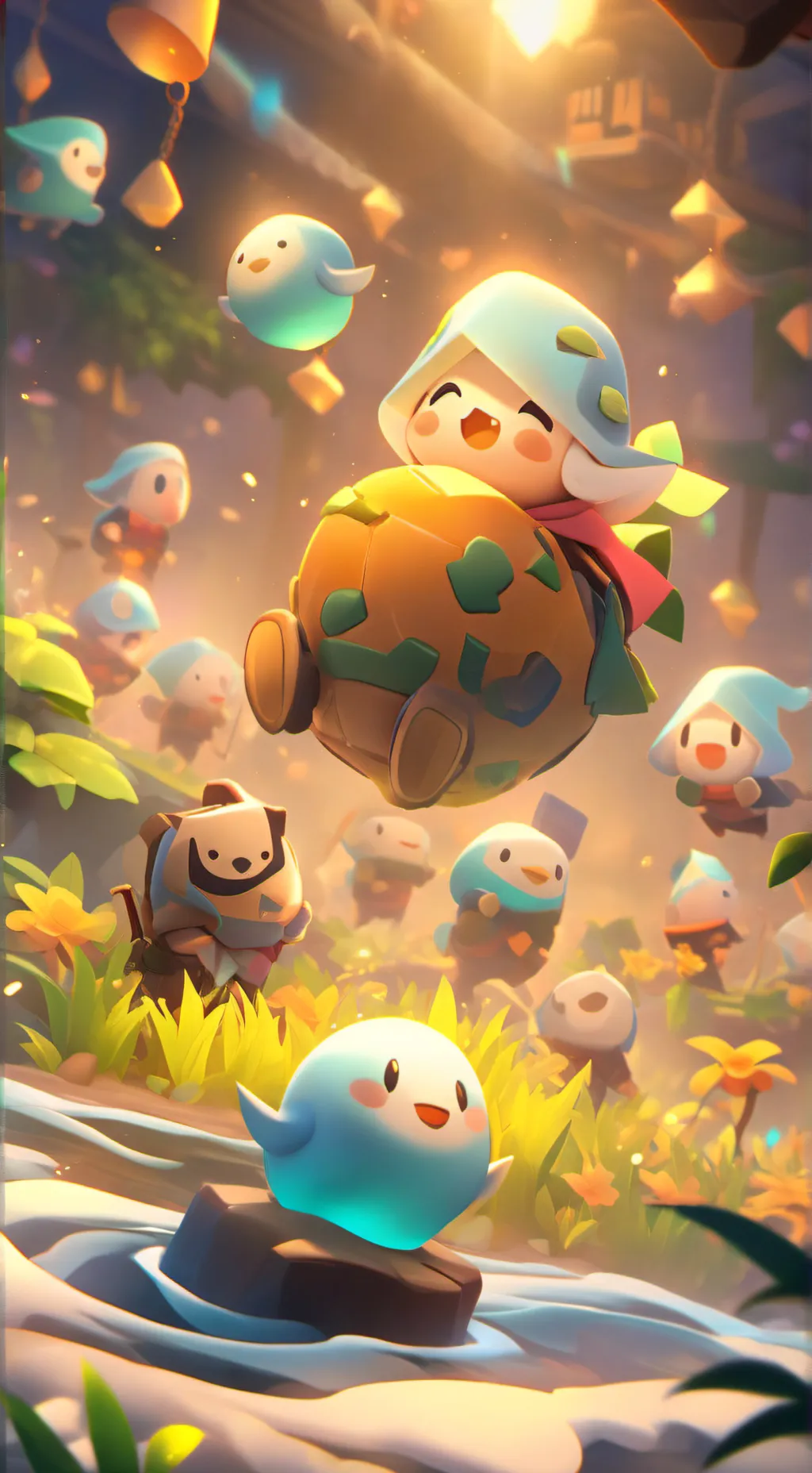 ai character: Sae byeok  background