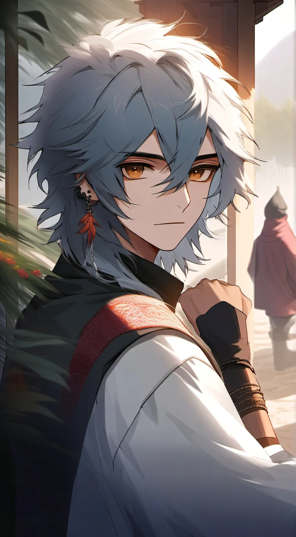 ai character: michael background