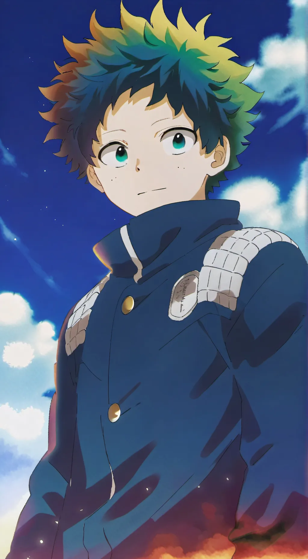ai character: Deku te peta  background