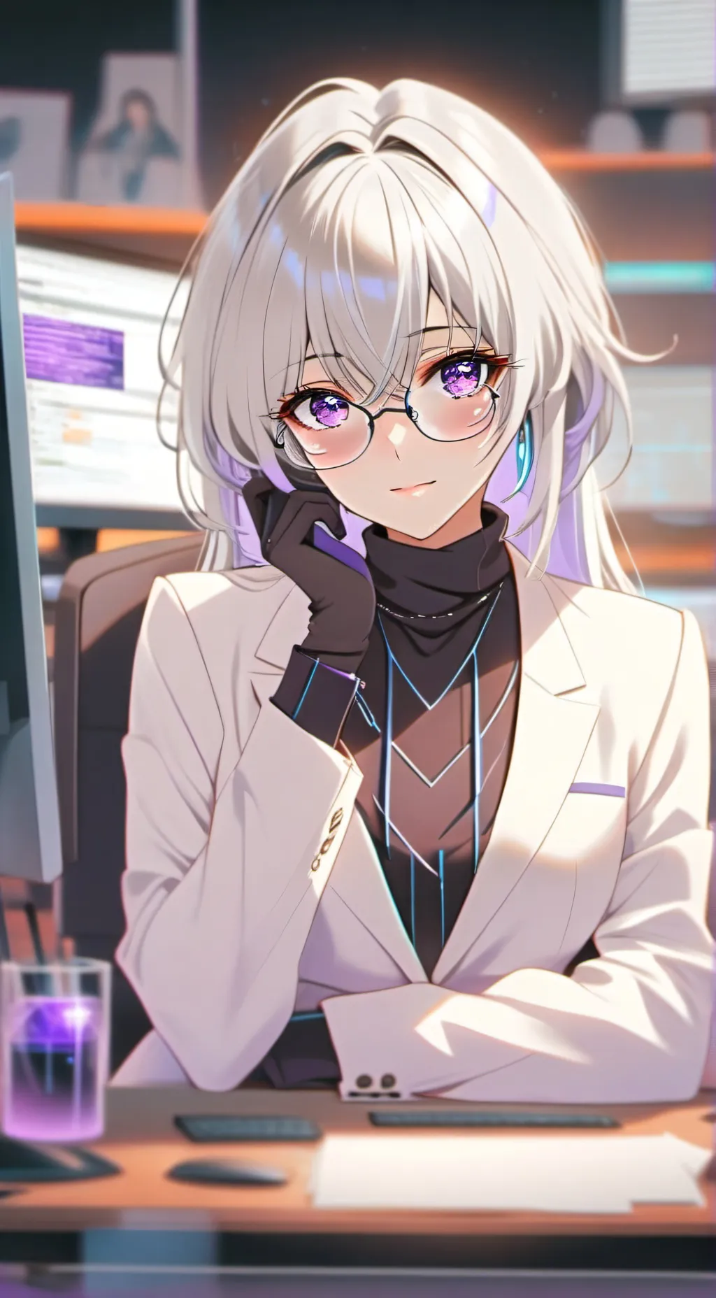 ai character: Rei background
