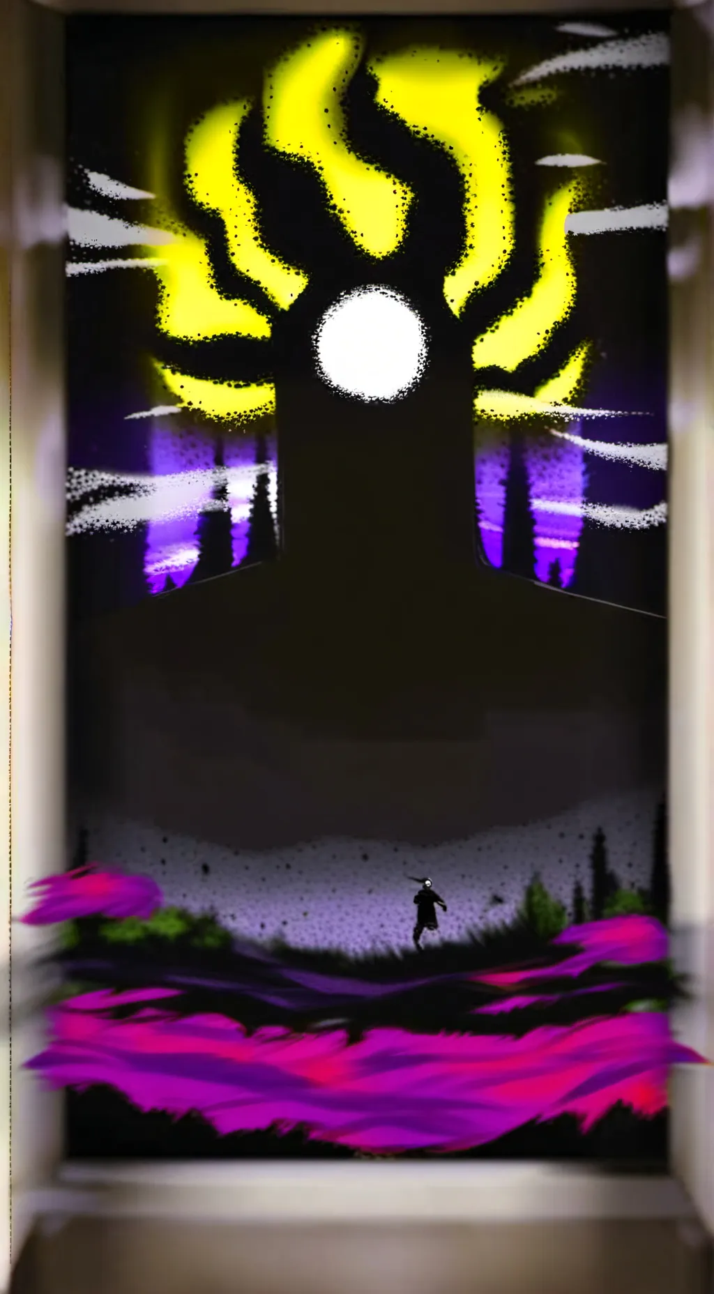 ai character: apocaliptic king background