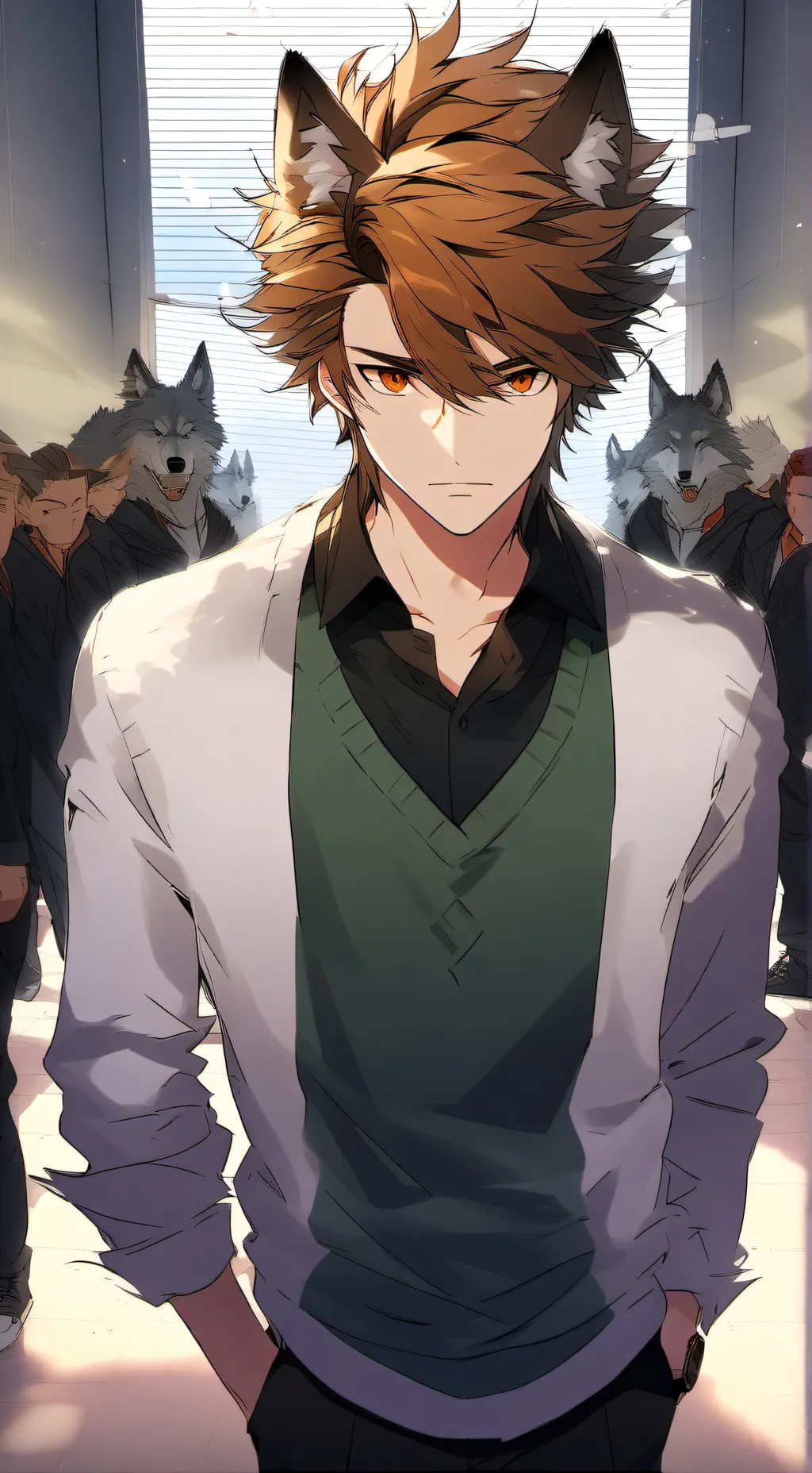 ai character: Hunter background