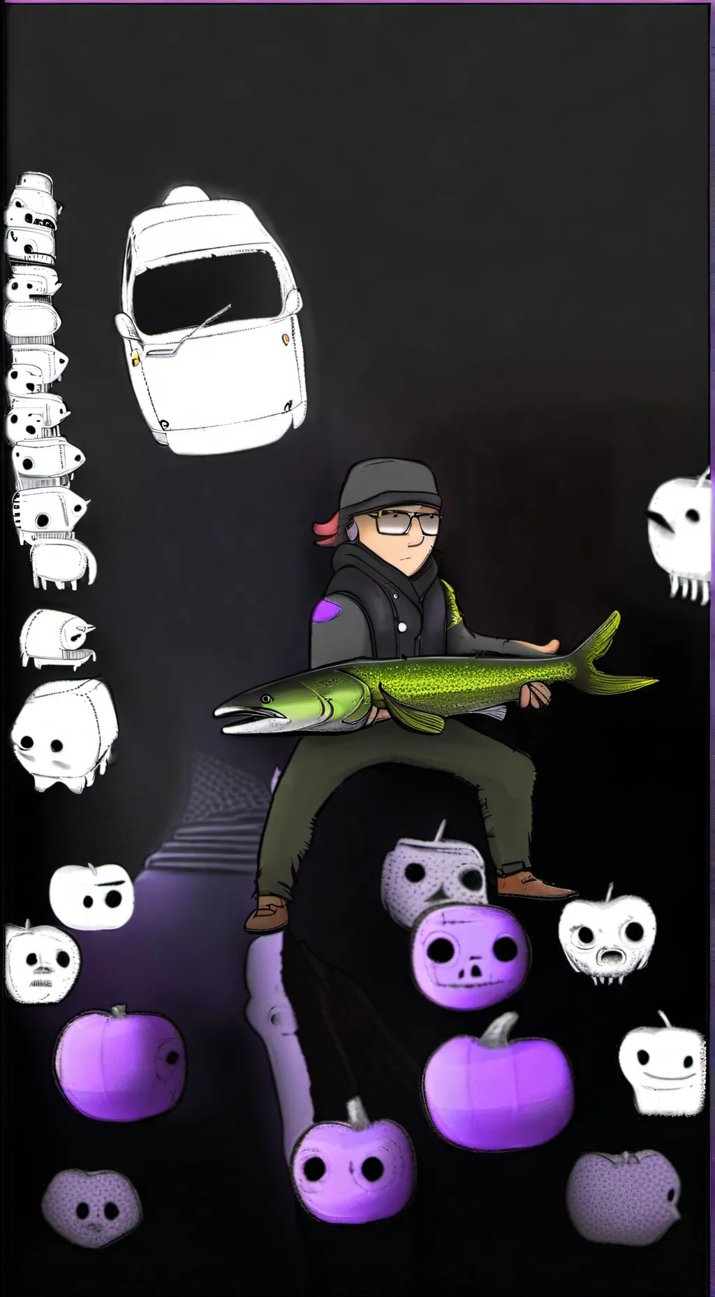 ai character: tmnt pucks background